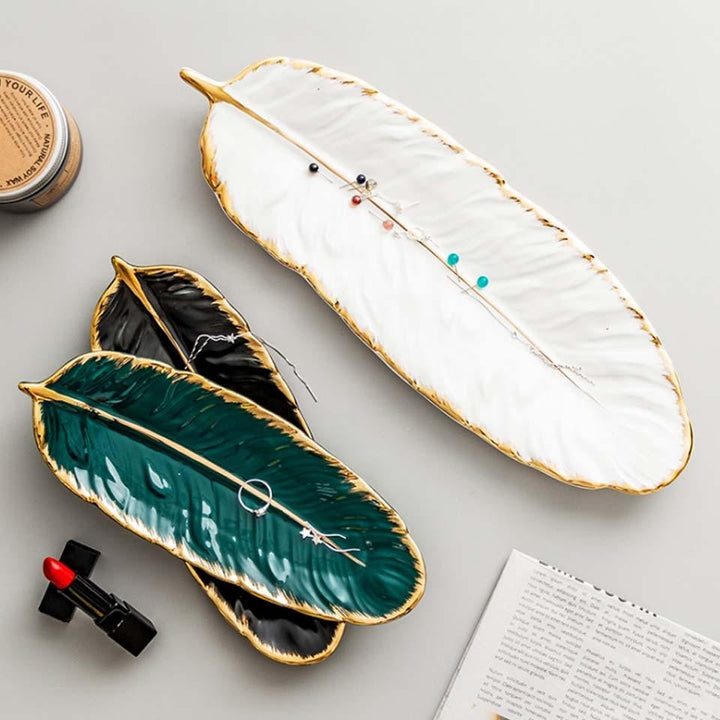 Michael Gold Feather Plate