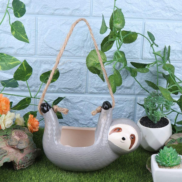 Happy Sloth Vase